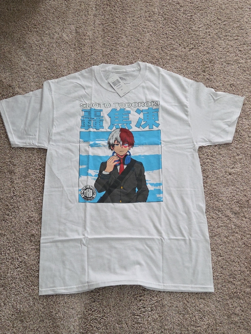 NWT Shoto Todoroki Tee, Mens L